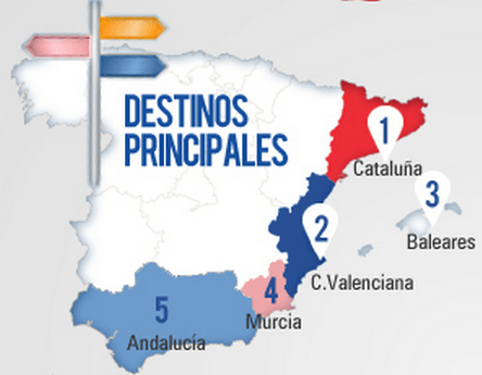 infografía turismo españa