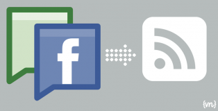 facebook fans page to rss