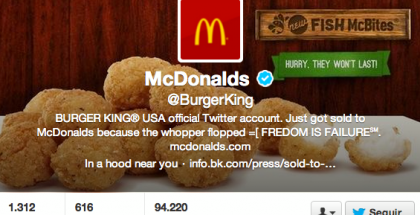 cuenta burgerking hackeada en twitter