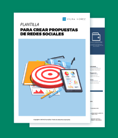 Plantilla para propuesta de redes sociales gratis