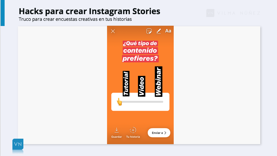 trucos en instagram stories encuestas