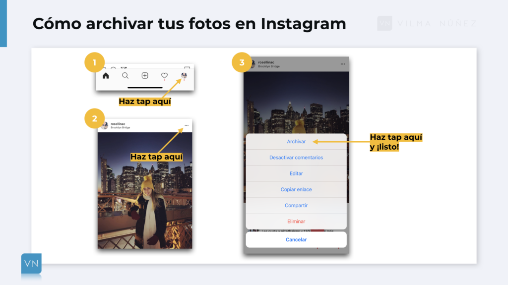 Cómo desarchivar una foto de Instagram y encontrar fotos archivadas