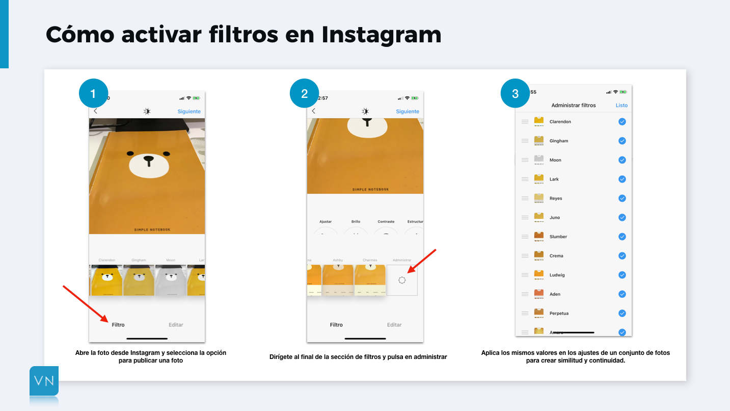 editar fotos para Instagram con filtros
