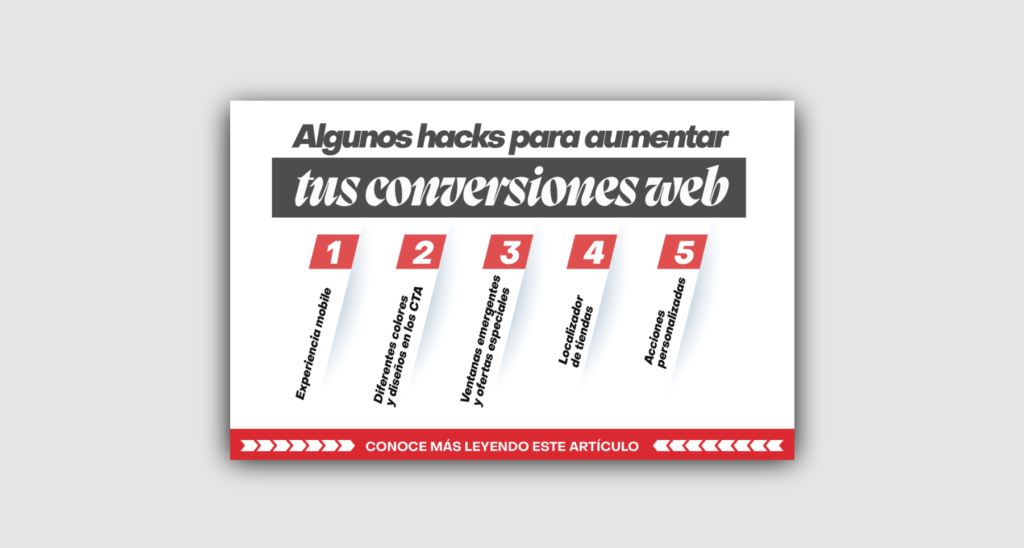 conversiones web