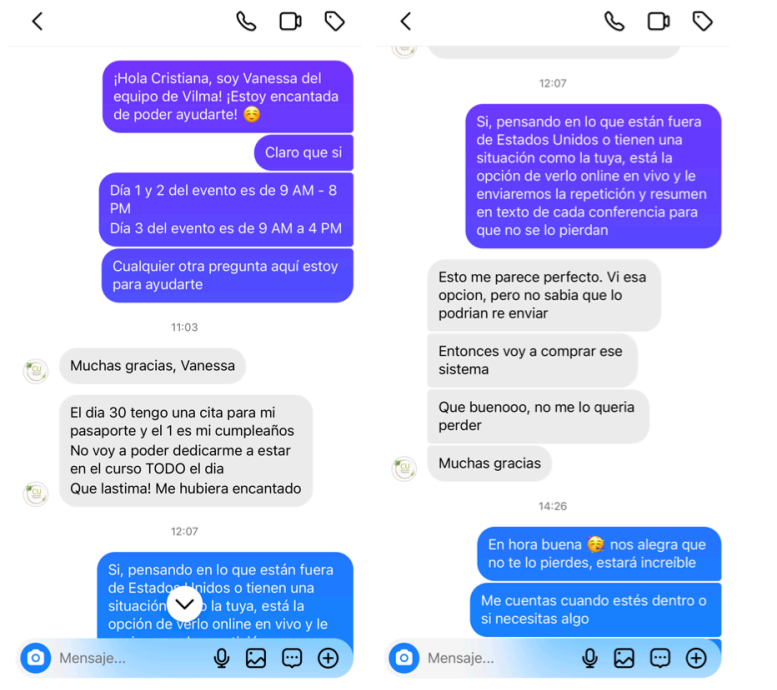 cómo personalizar ventas