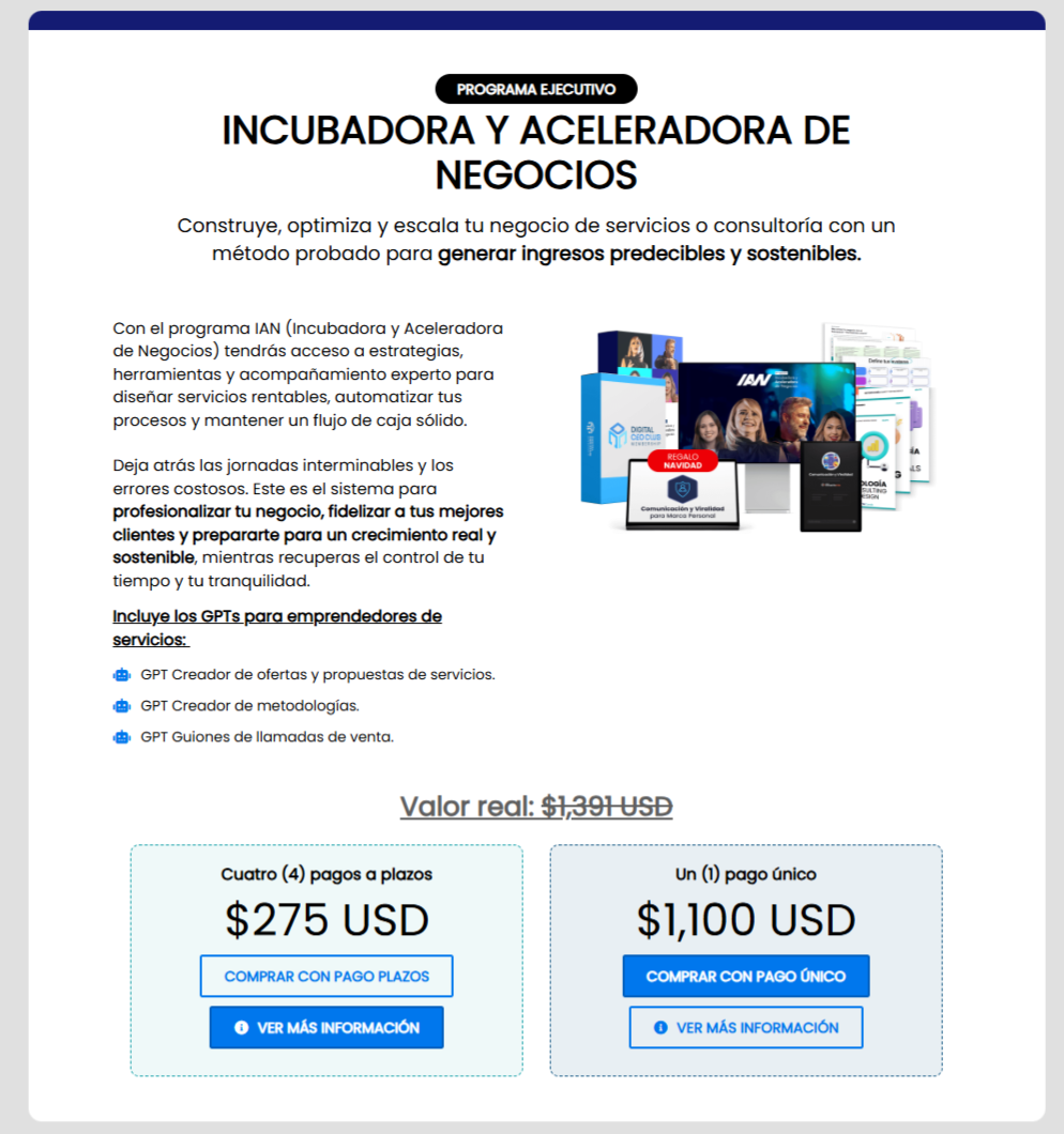 incubadora de negocios 
