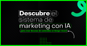 Portada destacando sistema de marketing con IA para generación rápida de contenido digital y estrategias automatizadas