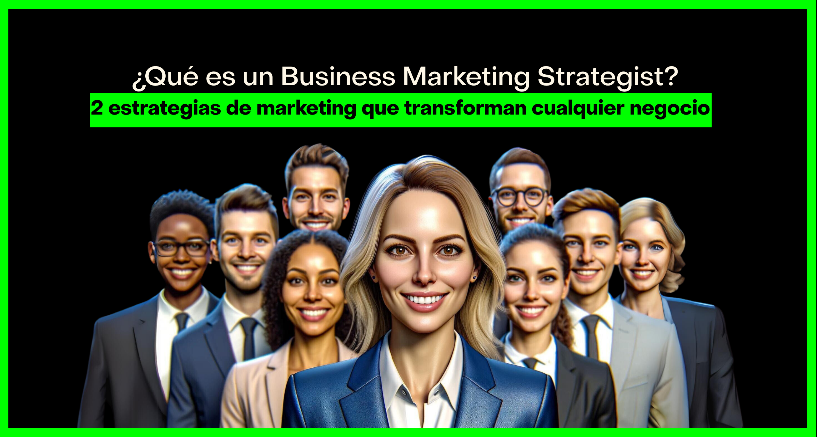 Imagen principal de artículo sobre Business Marketing Strategist explicando su rol y estrategias de marketing transformadoras