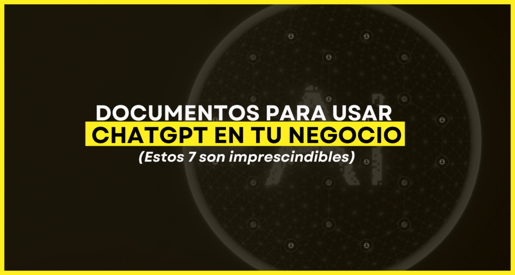 documentos para usar chatgpt en tu negocio. vilma núñez. portada. blog