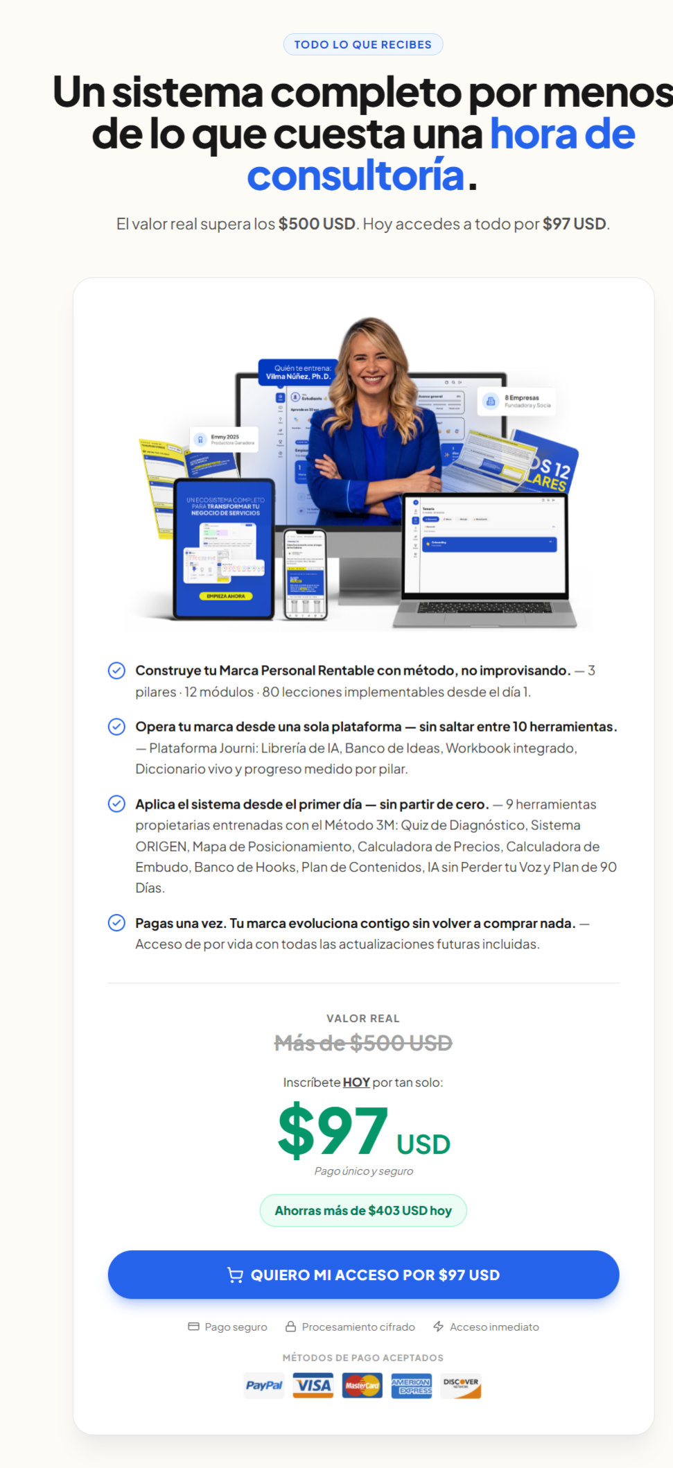 marca personal. curso vilma núñez.