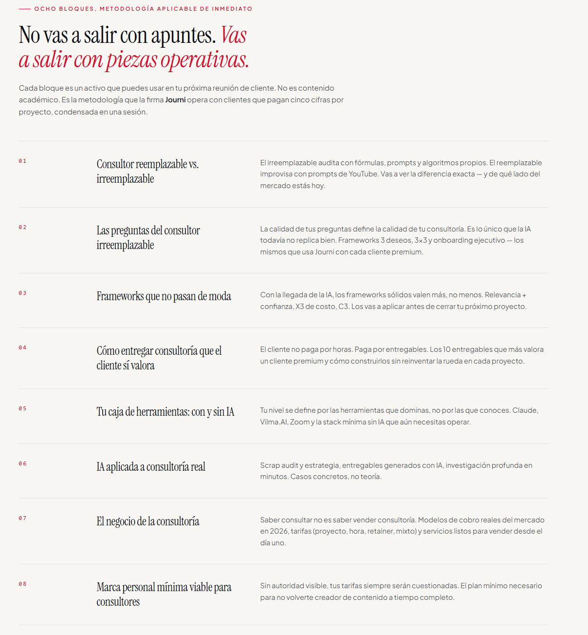 taller en vivo. vilma núñez. cómo ser un consultor irremplazable en la era de la IA.