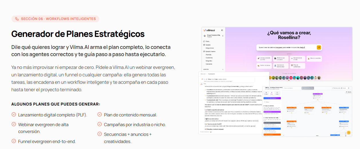 agencia de marketing con IA. vilma.ai