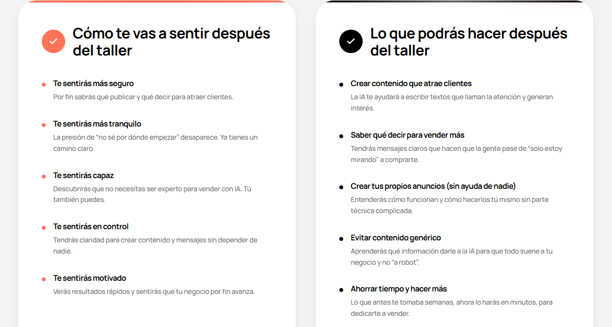 taller gratis de marketing con IA