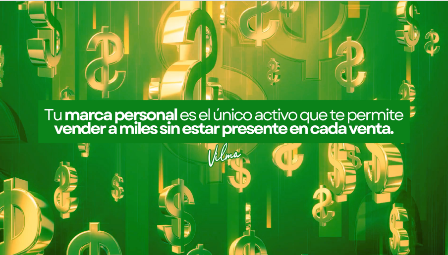 frases célebres de vilma núñez sobre marca personal. infografía