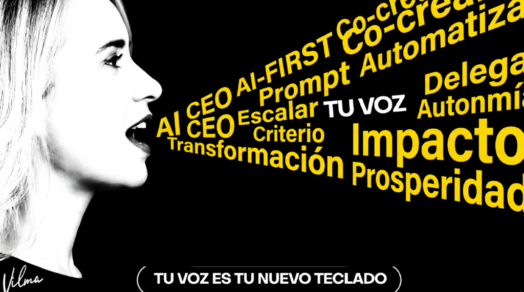 cómo usar IA con voz. infografía