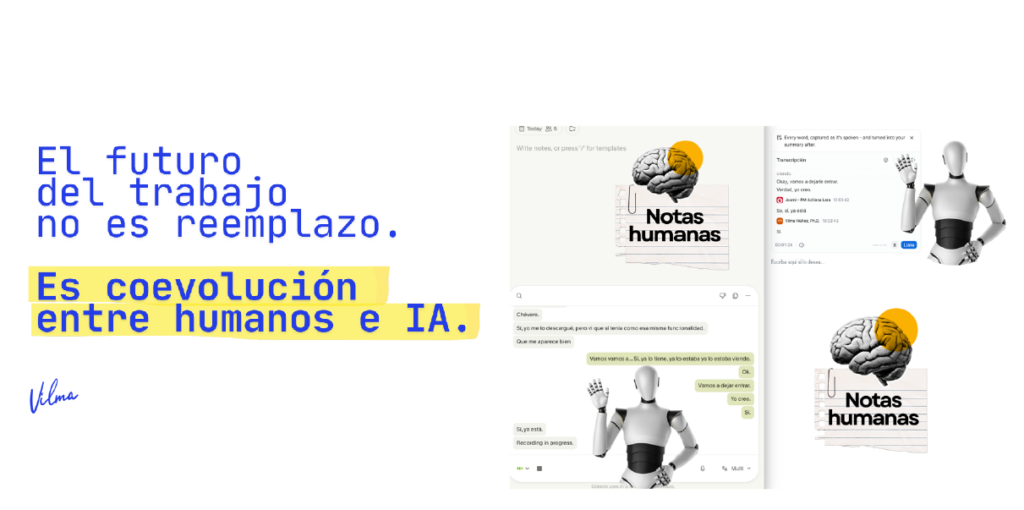 el futuro del trabajo con IA. infografía