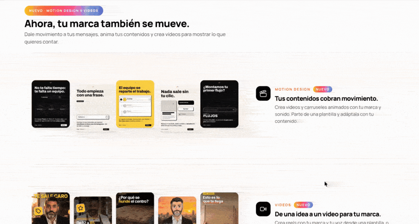 estudio creativo del software vilma.ai